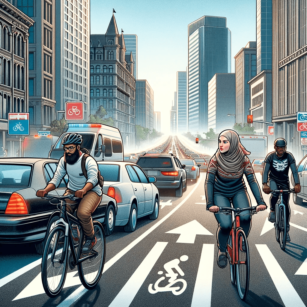 دوچرخه سواری و کاهش ترافیک شهری