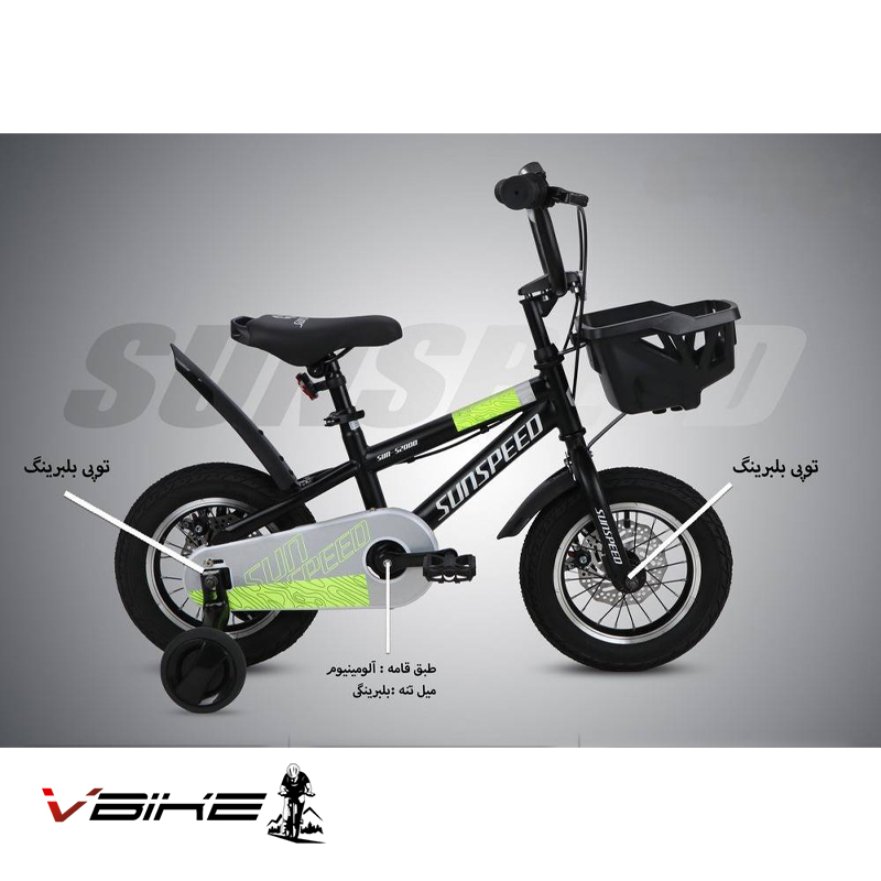 دوچرخه سان اسپید سایز 12 مدل SUN-S2000 کد 122000